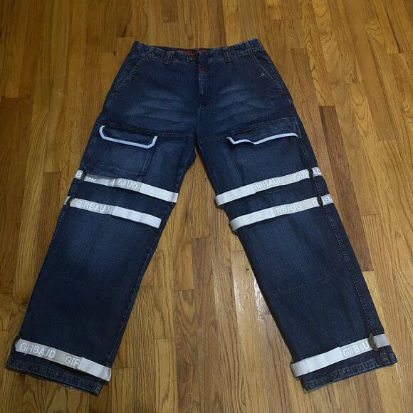 VTG Marithe Francois Girbaud Y2K Denim Baggy Rare 3 Shuttle Tape Skater Jeans - Picture 1 of 16